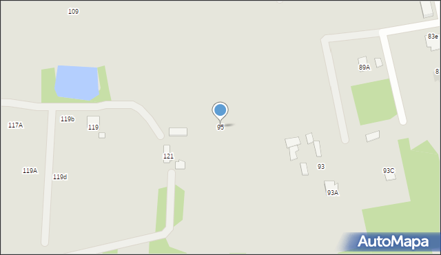 Radom, Klwatecka, 95, mapa Radomia