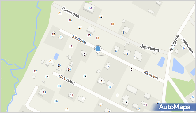 Radziejowice-Parcel, Klonowa, 7a, mapa Radziejowice-Parcel