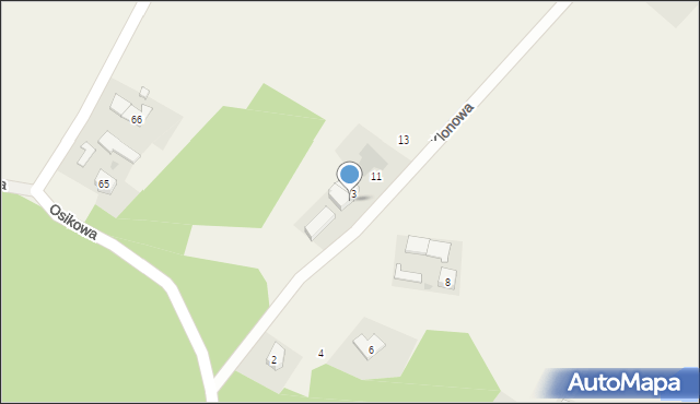 Rozgarty, Klonowa, 5, mapa Rozgarty
