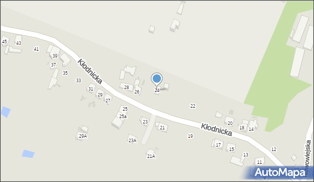 Ruda Śląska, Kłodnicka, 24, mapa Rudy Śląskiej