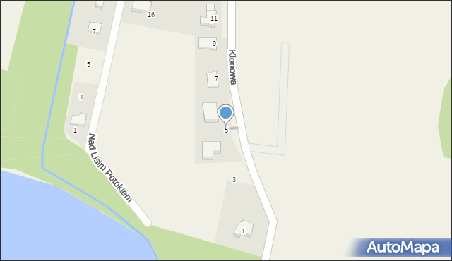 Rudziniec, Klonowa, 5, mapa Rudziniec