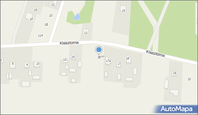 Rytwiany, Klasztorna, 16, mapa Rytwiany