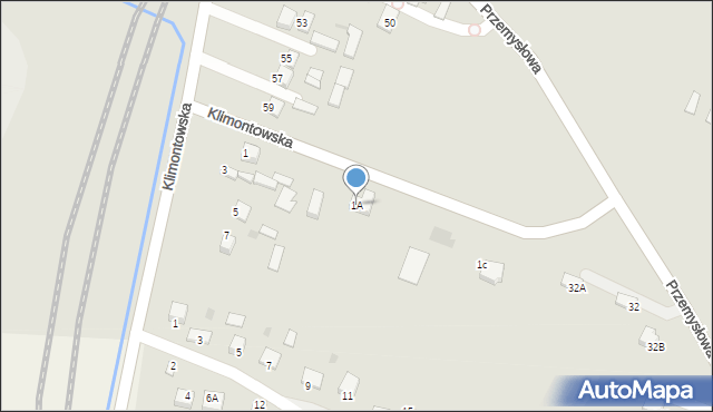 Sędziszów, Klimontowska, 1A, mapa Sędziszów