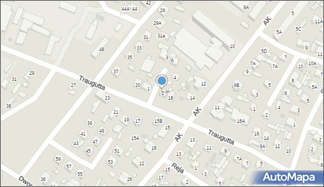 Sierpc, Kleeberga Franciszka, gen., 2, mapa Sierpc