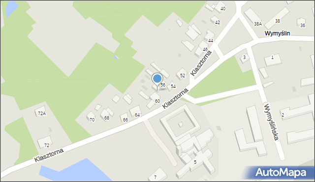 Skępe, Klasztorna, 58, mapa Skępe
