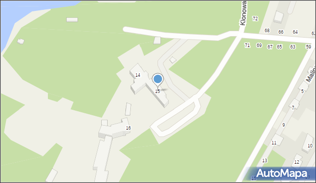 Smardzewice, Klonowa, 15, mapa Smardzewice