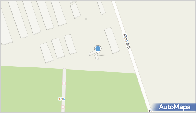 Śmiłowo, Klonowa, 1a, mapa Śmiłowo