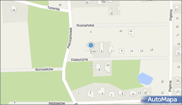 Stara Wieś, Klasyczna, 3, mapa Stara Wieś