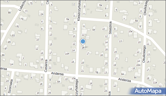 Starogard Gdański, Kleszczyńskiego Józefa, 15, mapa Starogard Gdański