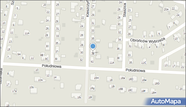 Starogard Gdański, Kleszczyńskiego Józefa, 39, mapa Starogard Gdański