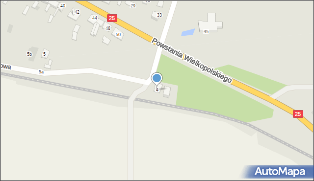 Strzelno, Klonowa, 4, mapa Strzelno