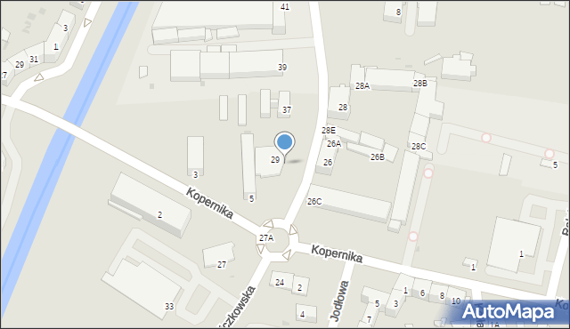 Świdnica, Kliczkowska, 35, mapa Świdnicy