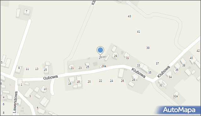 Świerczyniec, Klubowa, 27, mapa Świerczyniec