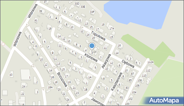 Świętochłowice, Klonowa, 2, mapa Świętochłowice