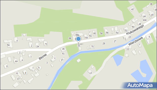 Szczebrzeszyn, Klukowskiego Zygmunta, dr., 33, mapa Szczebrzeszyn