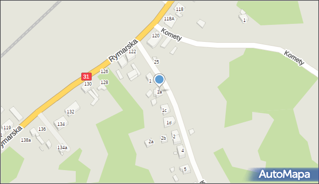 Szczecin, Kluczborska, 1a, mapa Szczecina