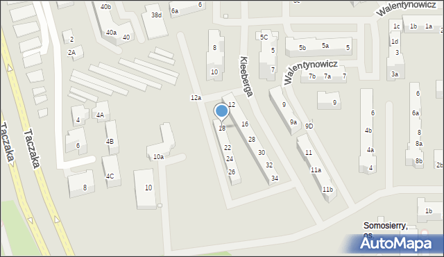 Szczecin, Kleeberga Franciszka, 18, mapa Szczecina