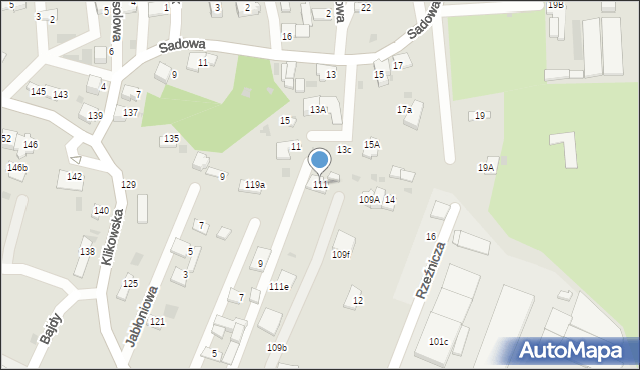 Tarnów, Klikowska, 111, mapa Tarnów