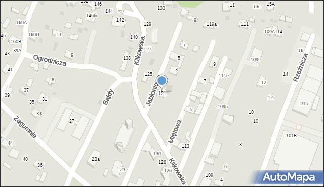 Tarnów, Klikowska, 121, mapa Tarnów