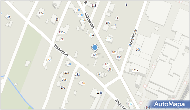 Tarnów, Klikowska, 122, mapa Tarnów