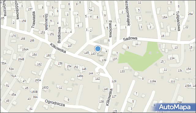 Tarnów, Klikowska, 141, mapa Tarnów