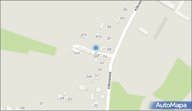 Tarnów, Klikowska, 311b, mapa Tarnów