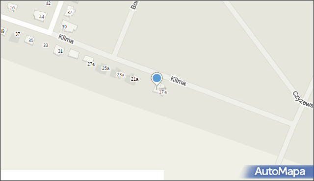 Tczew, Klima Romana, 17b, mapa Tczew