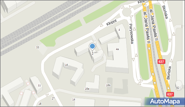 Warszawa, Kłopot, 2, mapa Warszawy