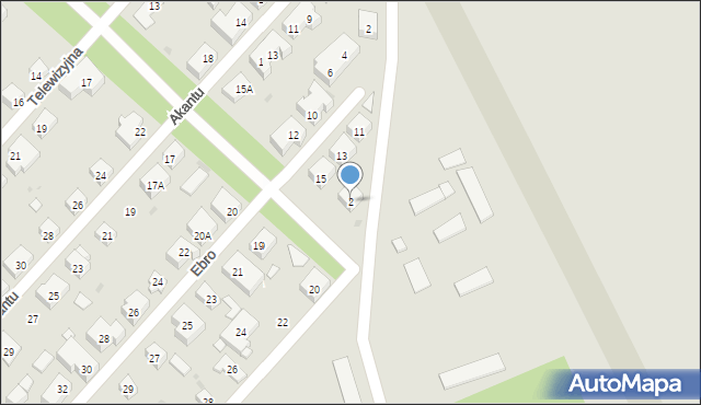 Warszawa, Kleeberga Franciszka, gen., 2, mapa Warszawy