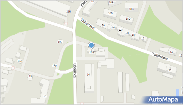 Warszawa, Kłobucka, 10A, mapa Warszawy