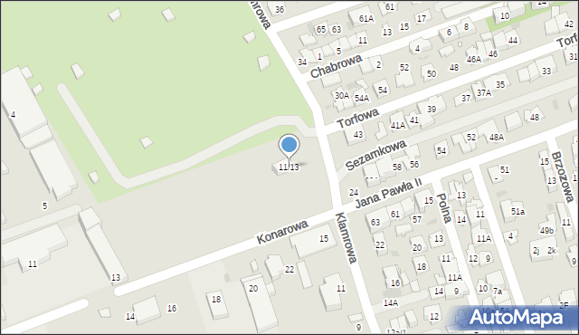 Warszawa, Klamrowa, 11/13, mapa Warszawy