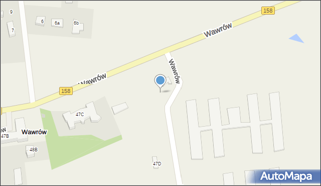 Wawrów, Klonowa, 2, mapa Wawrów