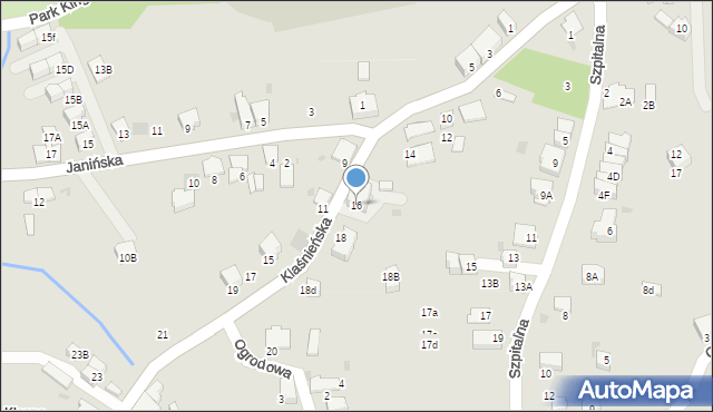 Wieliczka, Klaśnieńska, 16, mapa Wieliczka