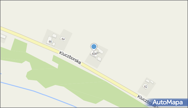 Wojciechów, Kluczborska, 62A, mapa Wojciechów