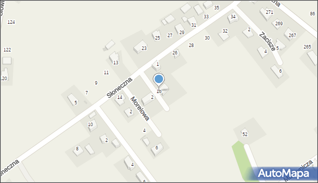 Wola Zachariaszowska, Klasyczna, 1b, mapa Wola Zachariaszowska