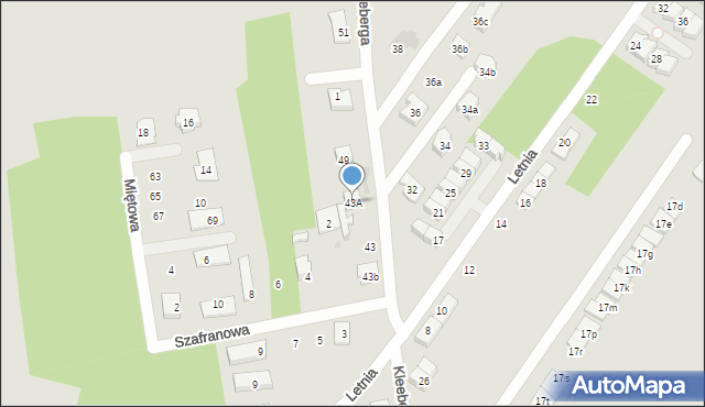 Wołomin, Kleeberga, 43A, mapa Wołomin