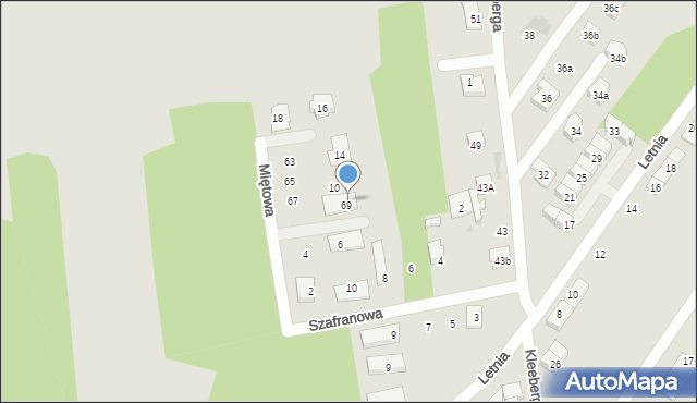 Wołomin, Kleeberga, 69a, mapa Wołomin
