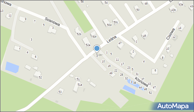 Wołów, Klonowa, 2, mapa Wołów