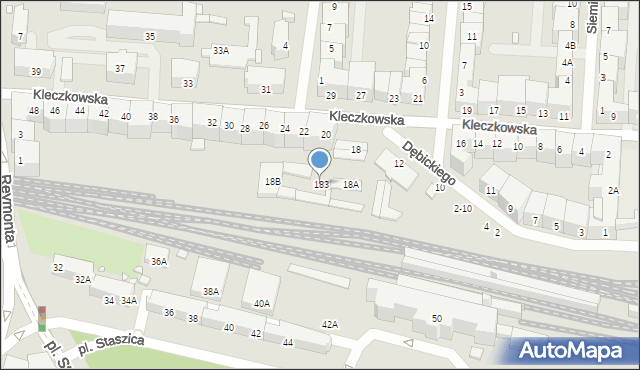 Wrocław, Kleczkowska, 183, mapa Wrocławia