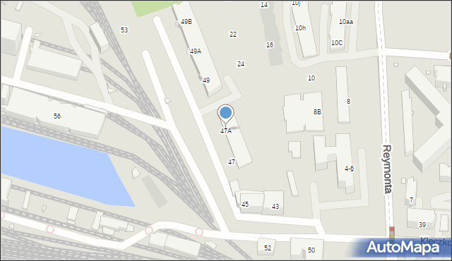 Wrocław, Kleczkowska, 47A, mapa Wrocławia