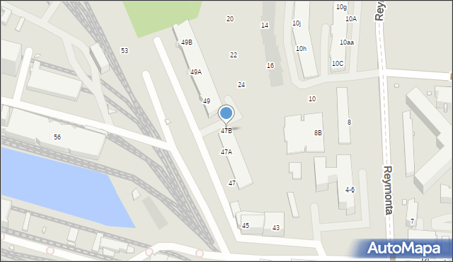 Wrocław, Kleczkowska, 47B, mapa Wrocławia