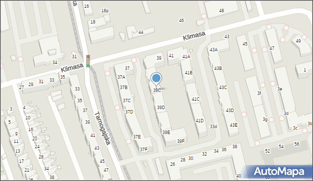 Wrocław, Klimasa Czesława, ks., 39C, mapa Wrocławia