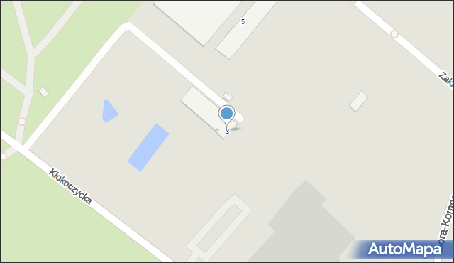 Wrocław, Kłokoczycka, 3, mapa Wrocławia