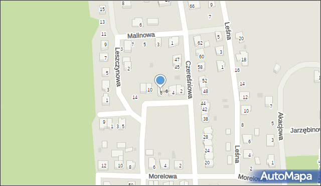 Wschowa, Klonowa, 8, mapa Wschowa