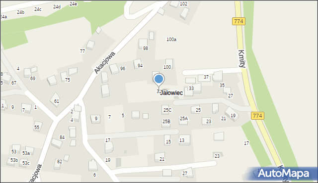 Balice, Kmity Stanisława, 31, mapa Balice