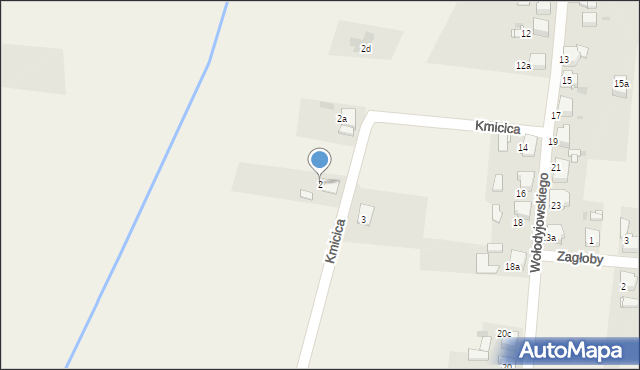 Chełm Śląski, Kmicica Andrzeja, 2, mapa Chełm Śląski