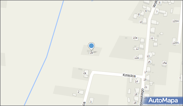 Chełm Śląski, Kmicica Andrzeja, 2d, mapa Chełm Śląski