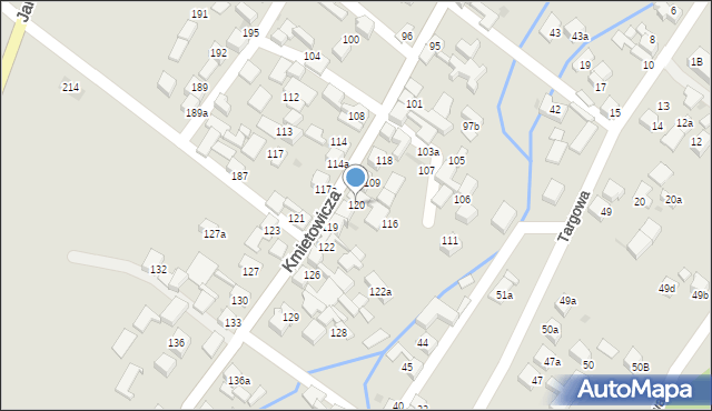 Czarny Dunajec, Kmietowicza, 120, mapa Czarny Dunajec