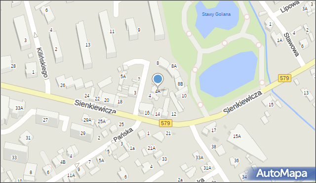 Grodzisk Mazowiecki, Kmicica Andrzeja, 4A, mapa Grodzisk Mazowiecki