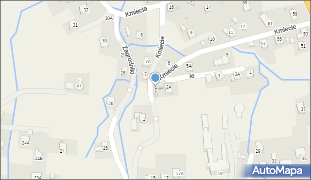 Iwonicz, Kmiecie, 2, mapa Iwonicz